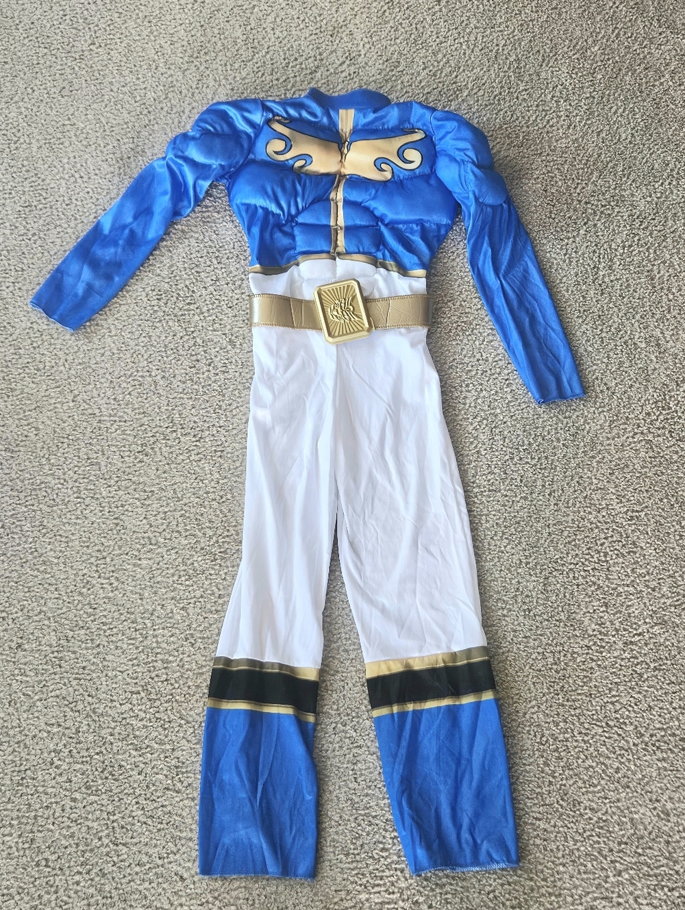 Boys Blue Power Ranger Halloween costume size Med - dress up cosplay